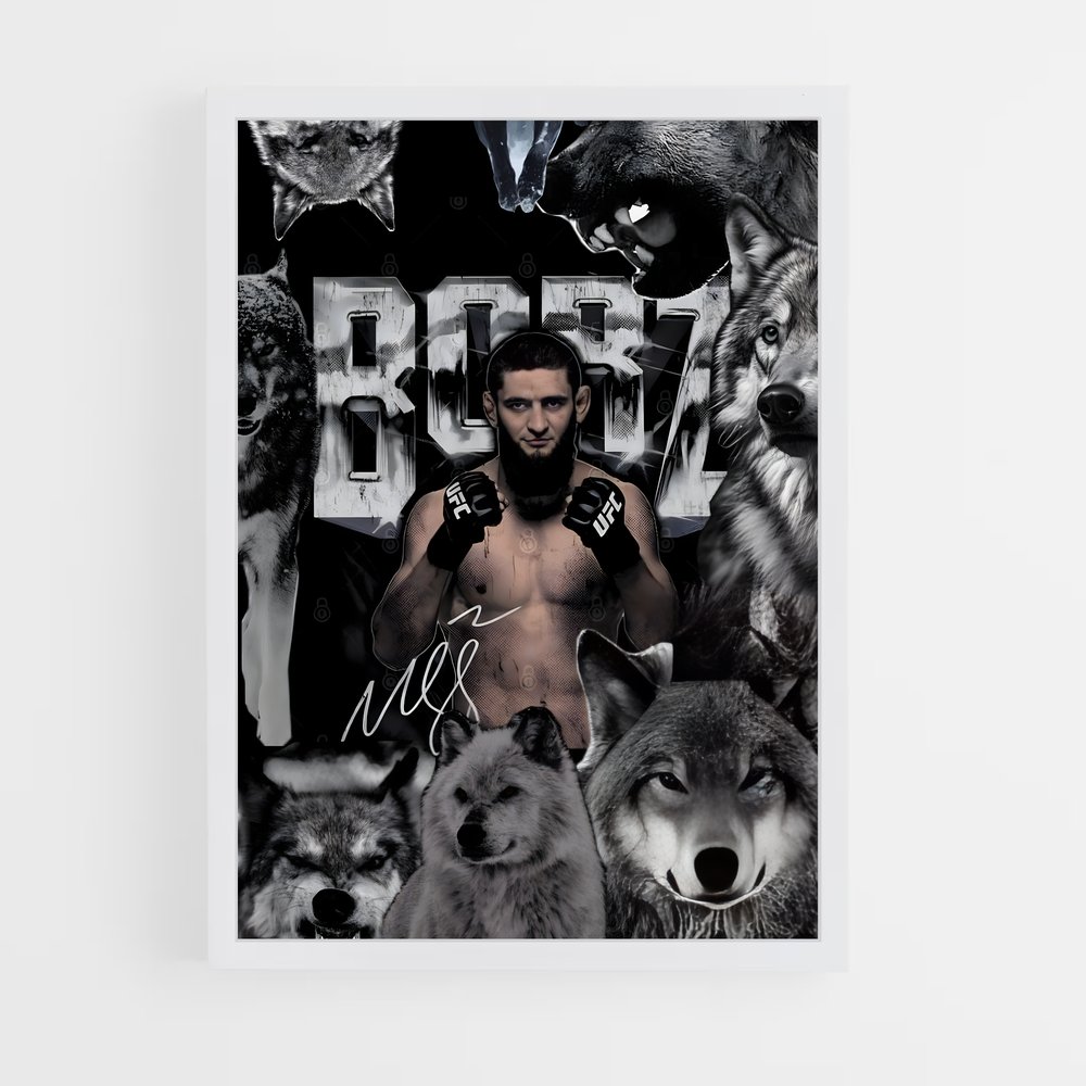Poster L'Homme et les Loups – affiche MMA (vue 3)